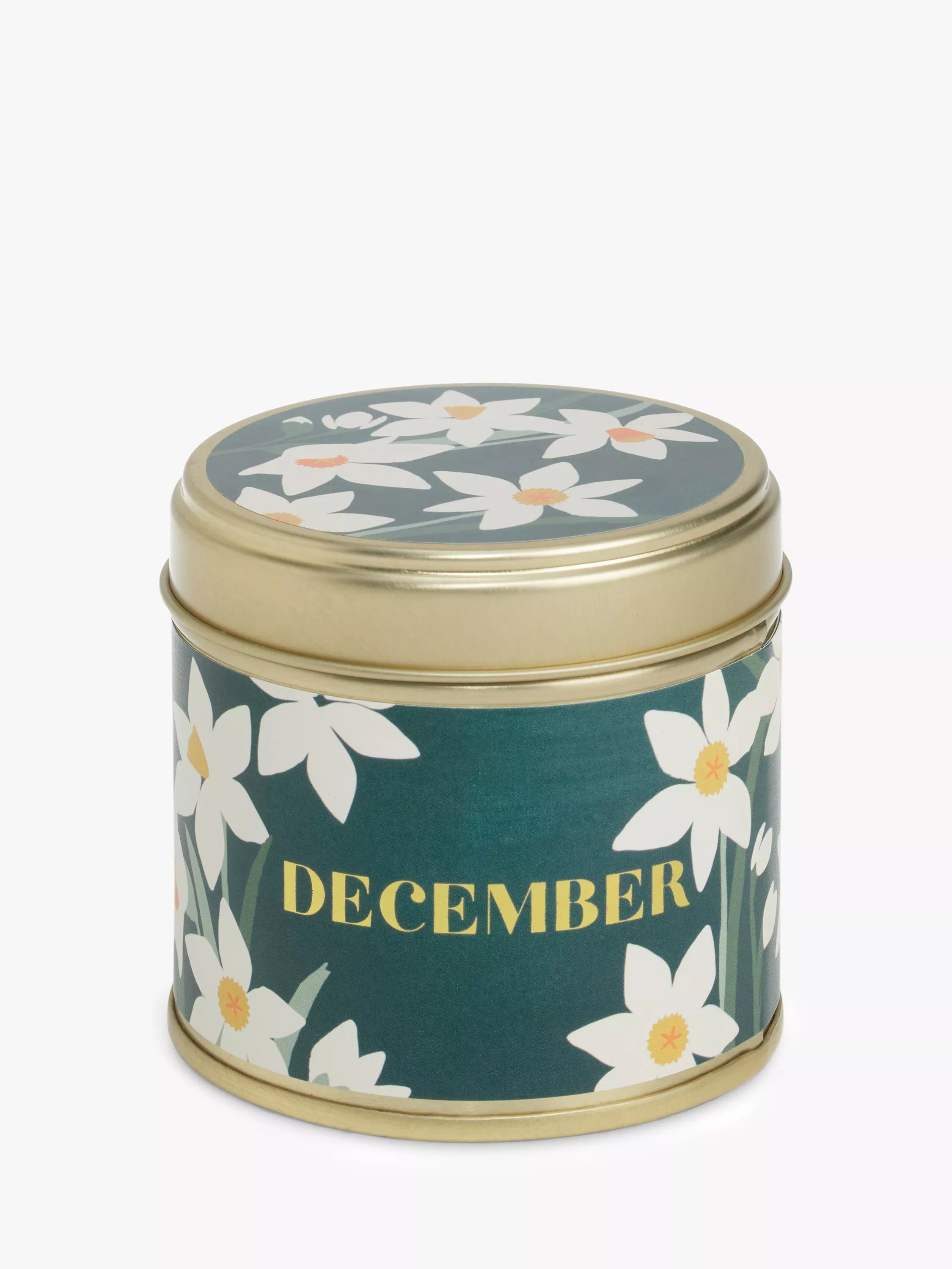 John Lewis Floral Birthday Scented Tin Candle - McGrocer