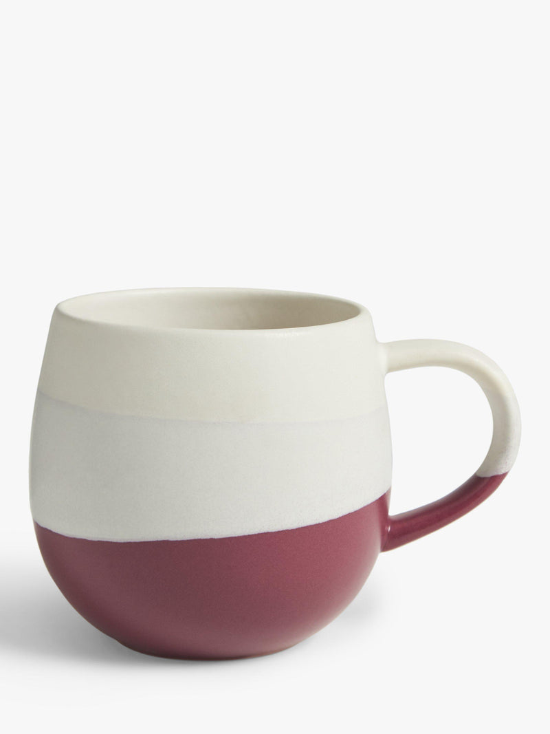John Lewis Dipped Glaze Stoneware Mug 400ml, UK version