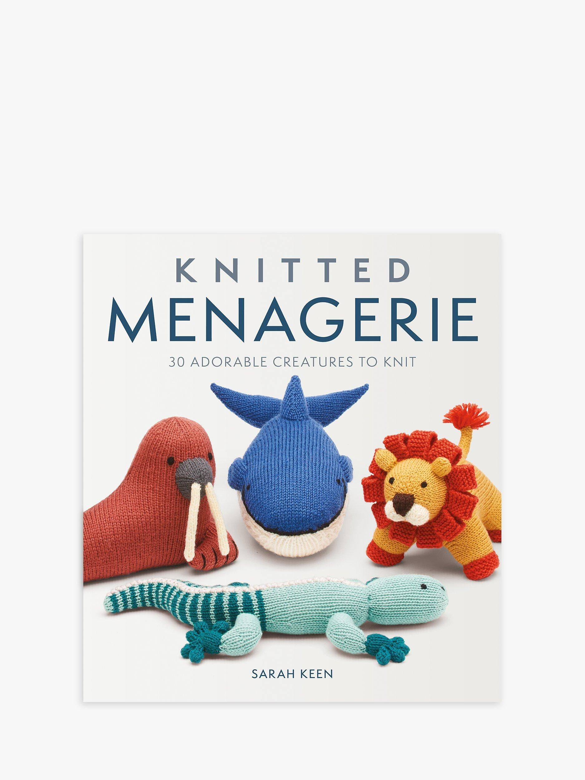 GMC Knitted Menagerie animal knitting pattern book, UK version