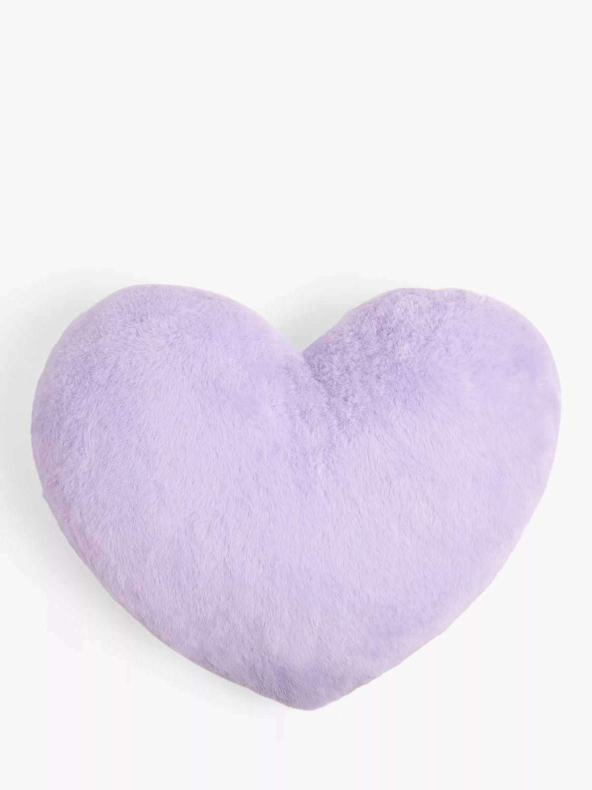 John Lewis Faux Fur Heart Cushion, UK version