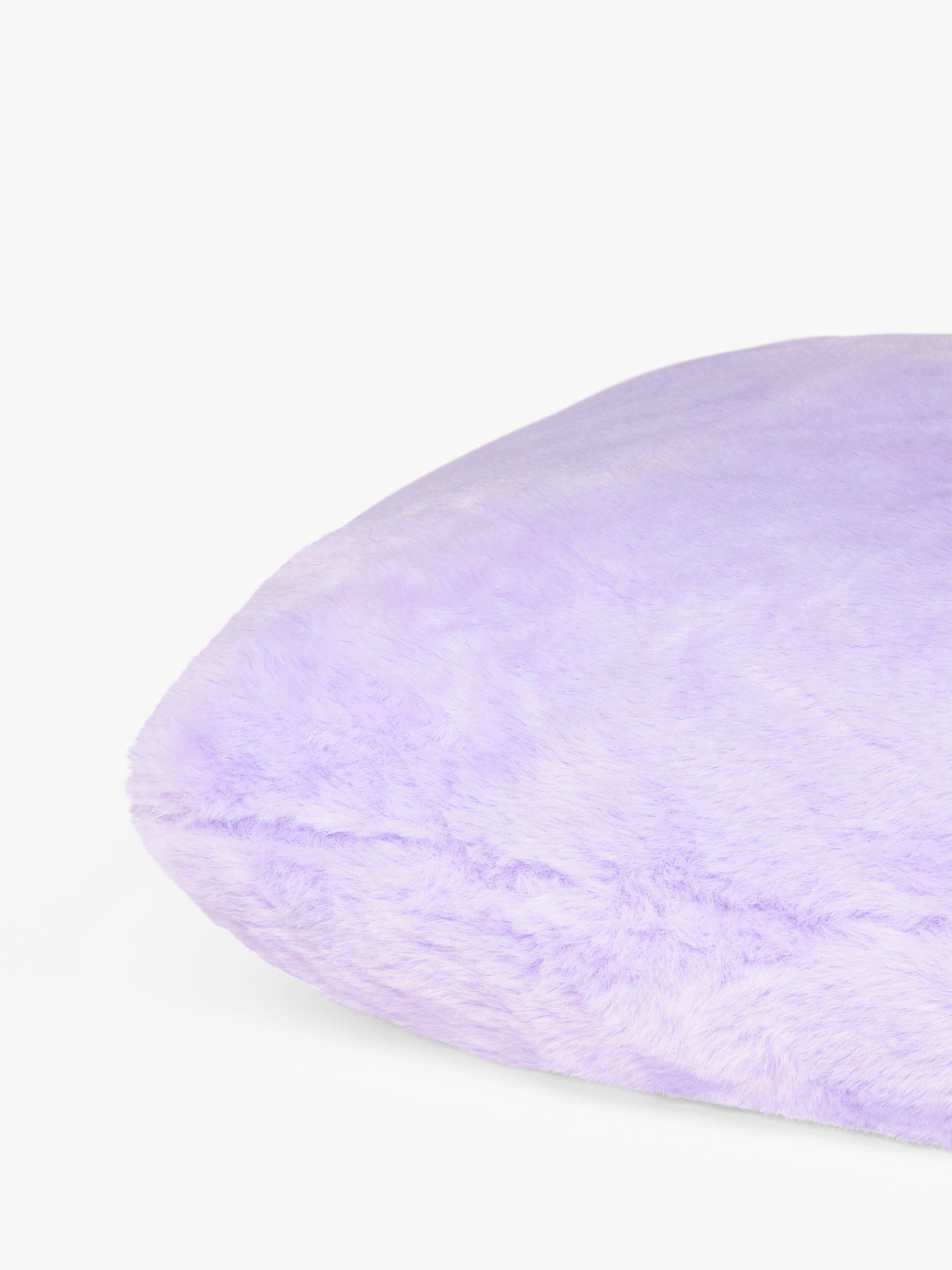 John Lewis Faux Fur Heart Cushion, UK version