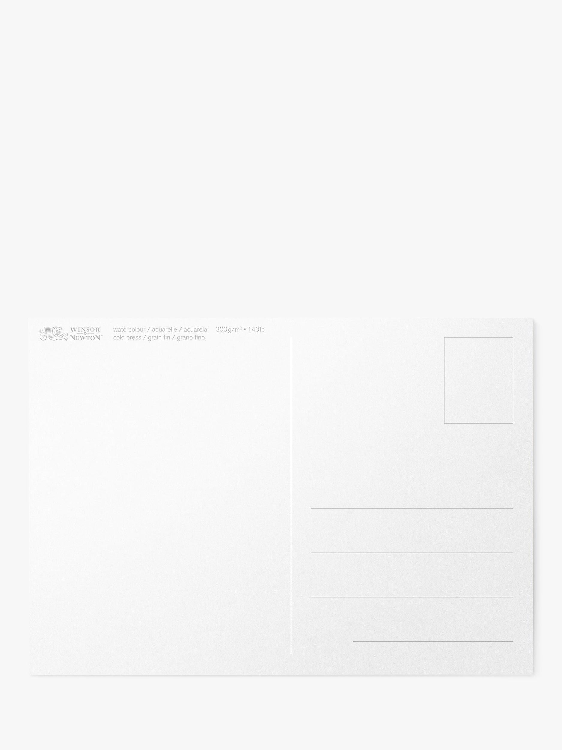 Winsor & Newton cold-pressed watercolour paper postcards, pack of 15 (British brand)
