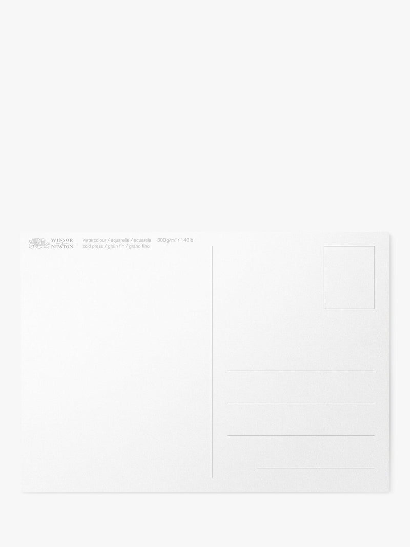 Winsor & Newton cold-pressed watercolour paper postcards, pack of 15 (British brand)