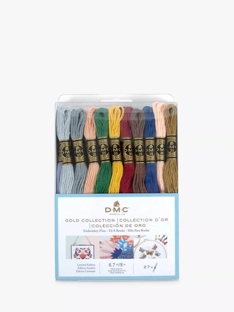 DMC Gold Collection embroidery thread 27 colours - British product