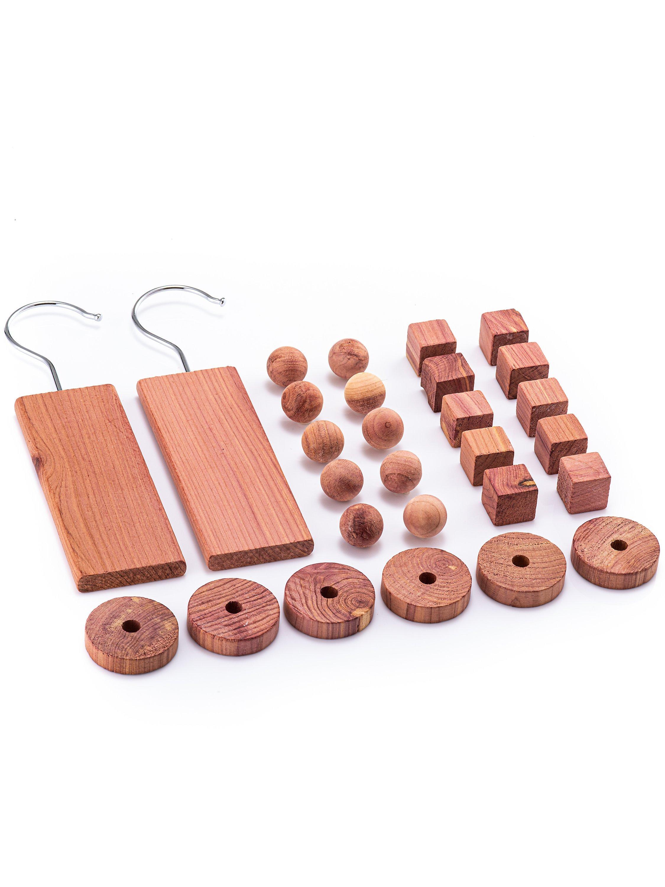 John Lewis 28 piece cedar wood storage accessories, UK version