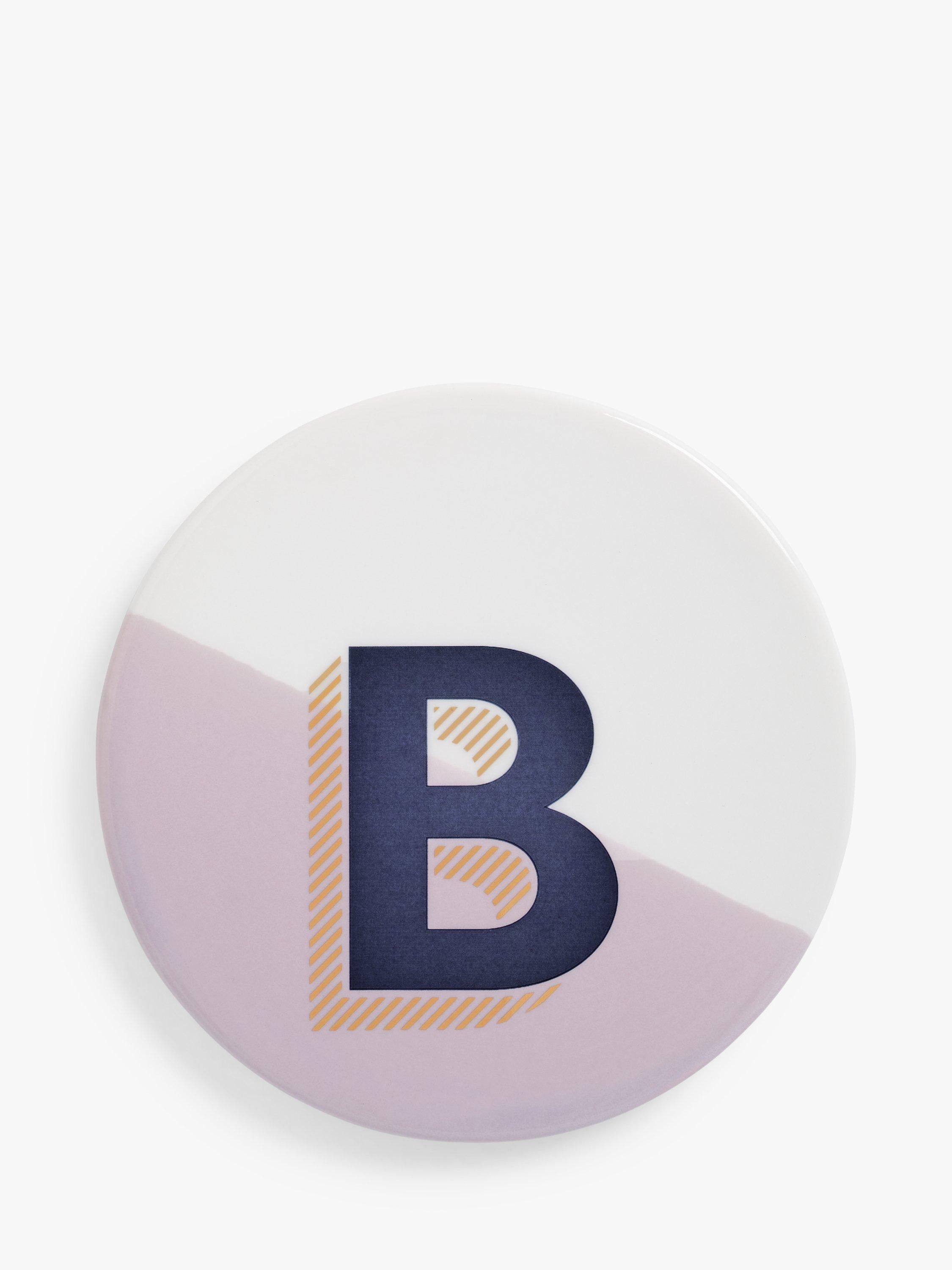 Alphabet Fine China Coaster