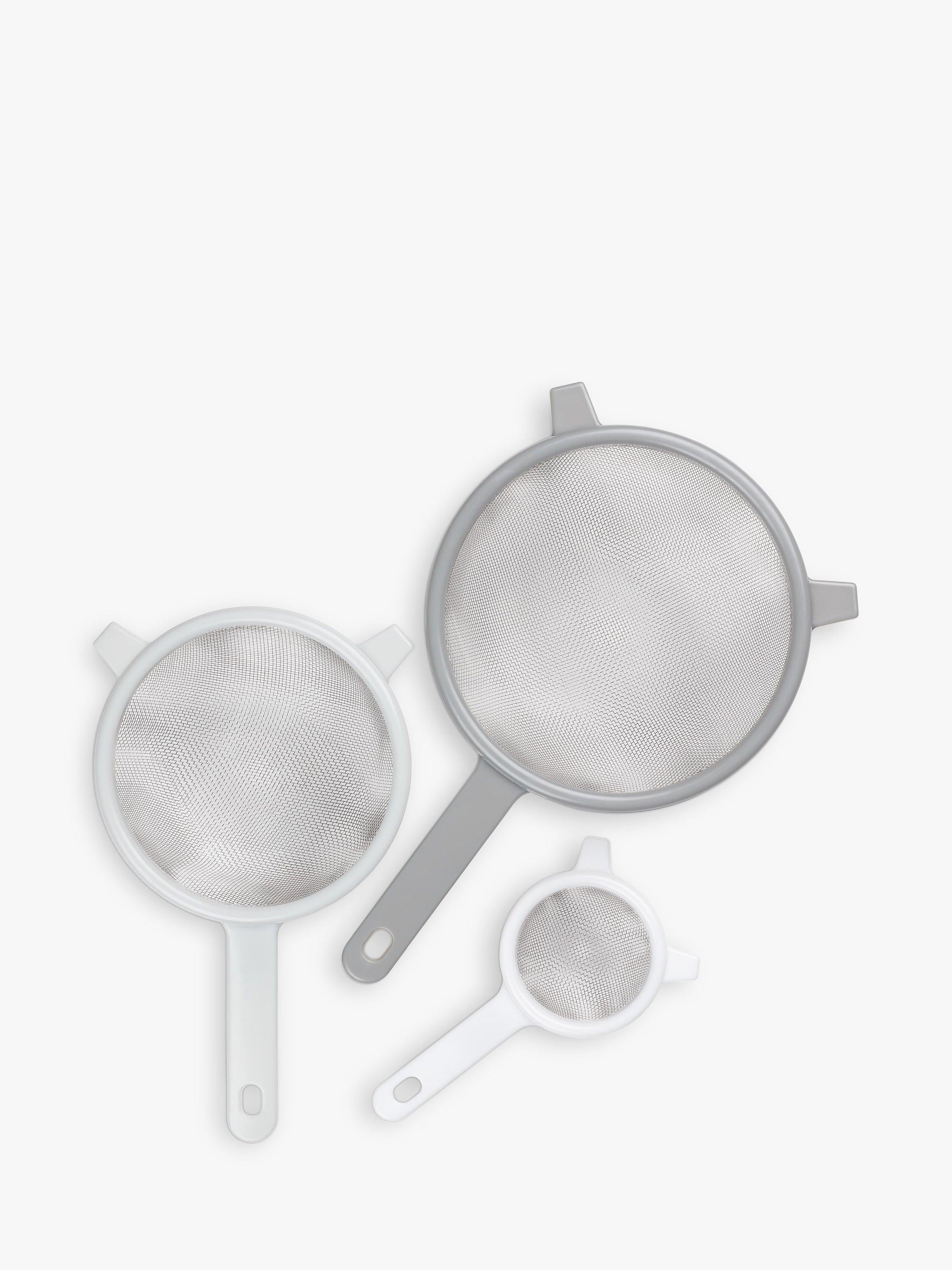 Tala Kitchen Sieves set of 3 in grey (British brand)