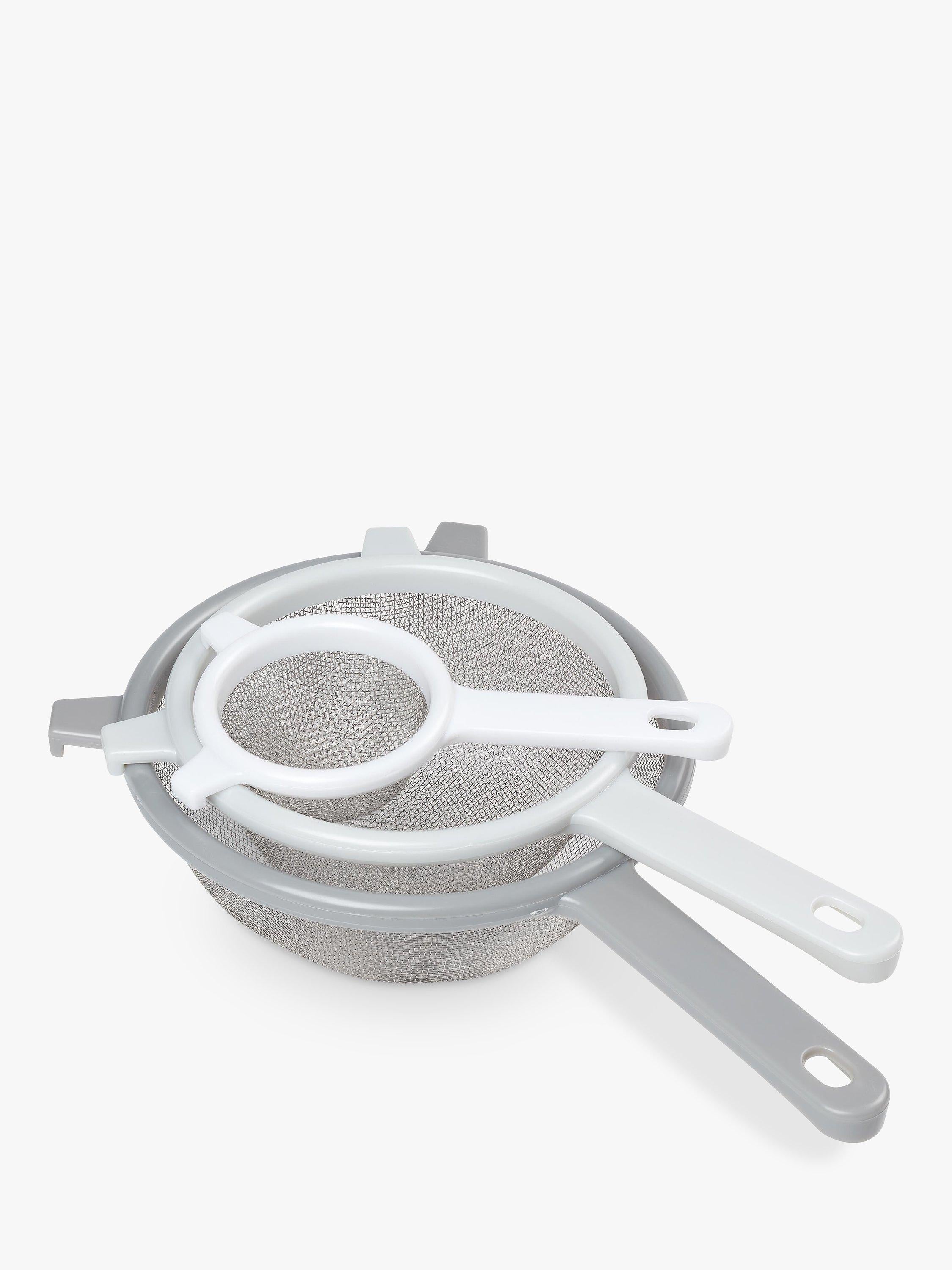 Tala Kitchen Sieves set of 3 in grey (British brand)