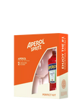 Aperol gift set with two glasses and 70cl bottle - British product