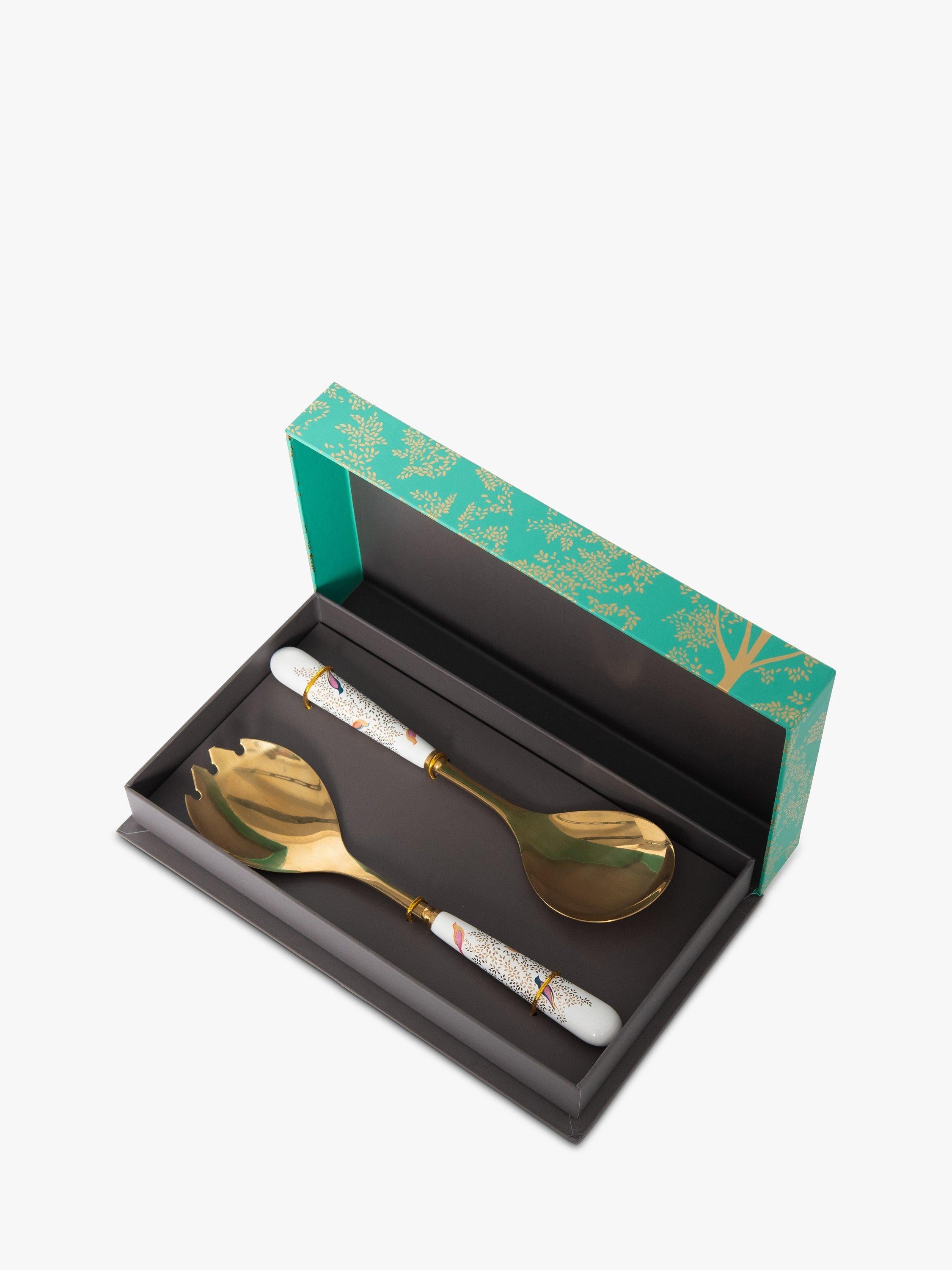 Sara Miller Birds salad servers (British brand)