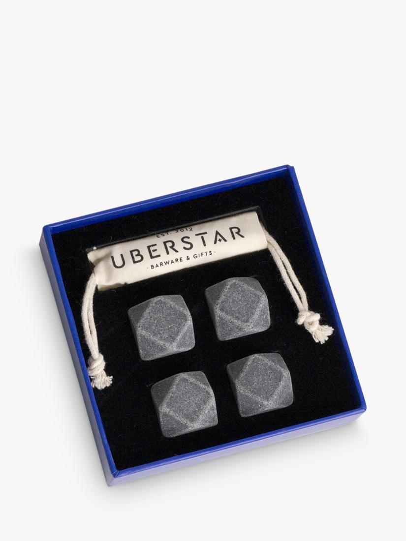 Uberstar Hex Whisky Stones Set of 4 (British brand)
