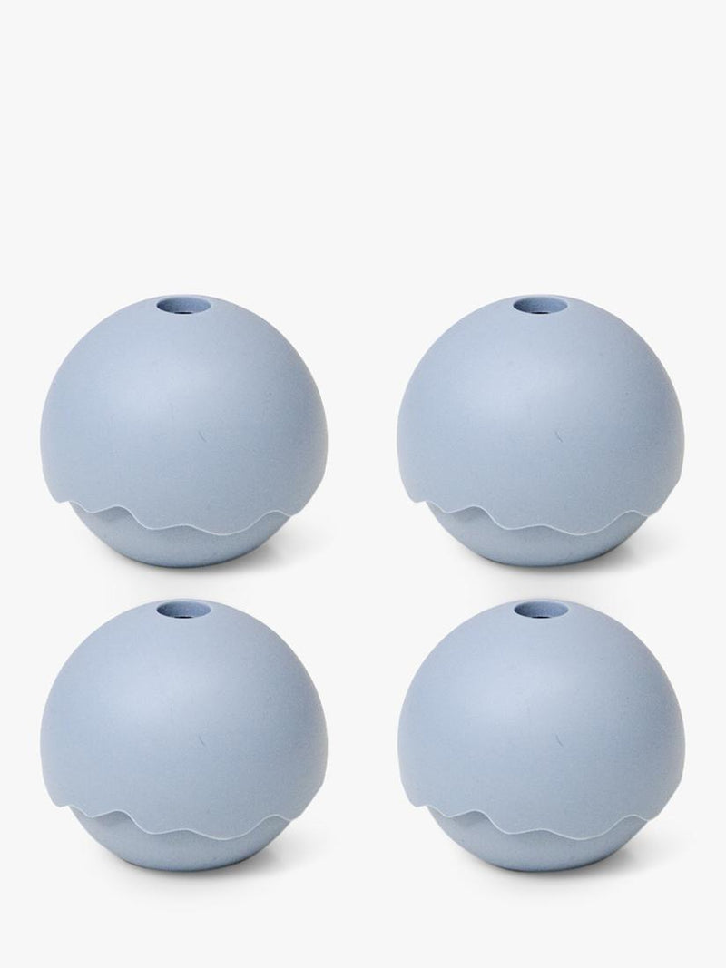 Uberstar silicone ice sphere moulds blue pack of 4 (British brand)