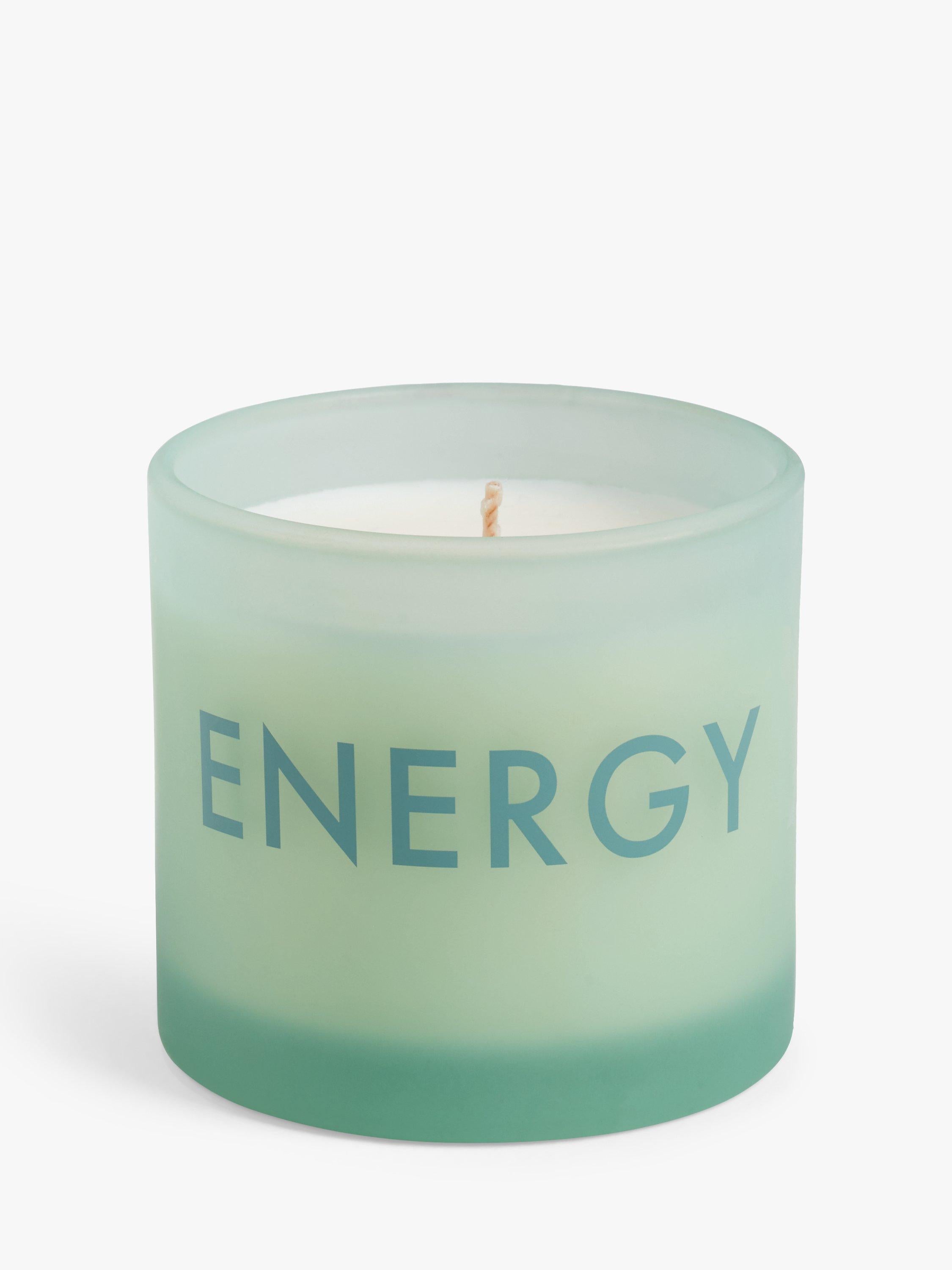 John Lewis Sentiments Energy Scentend candle 115g, UK version
