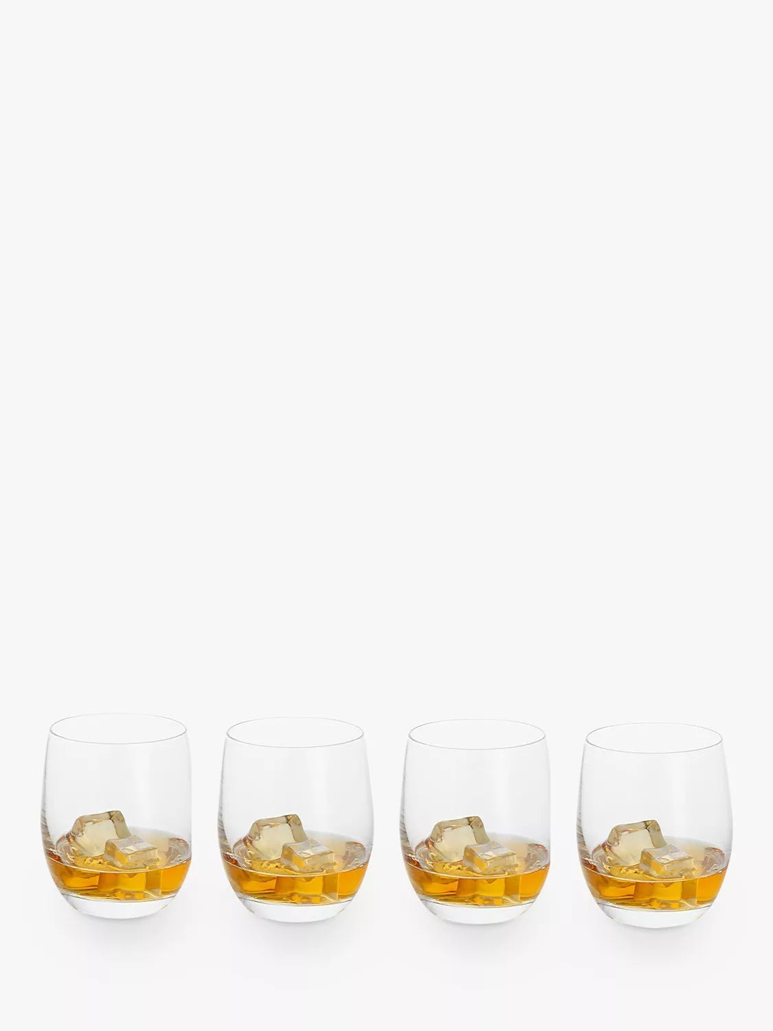 Dartington Crystal Clear glass tumbler set of 4, 300ml - British product