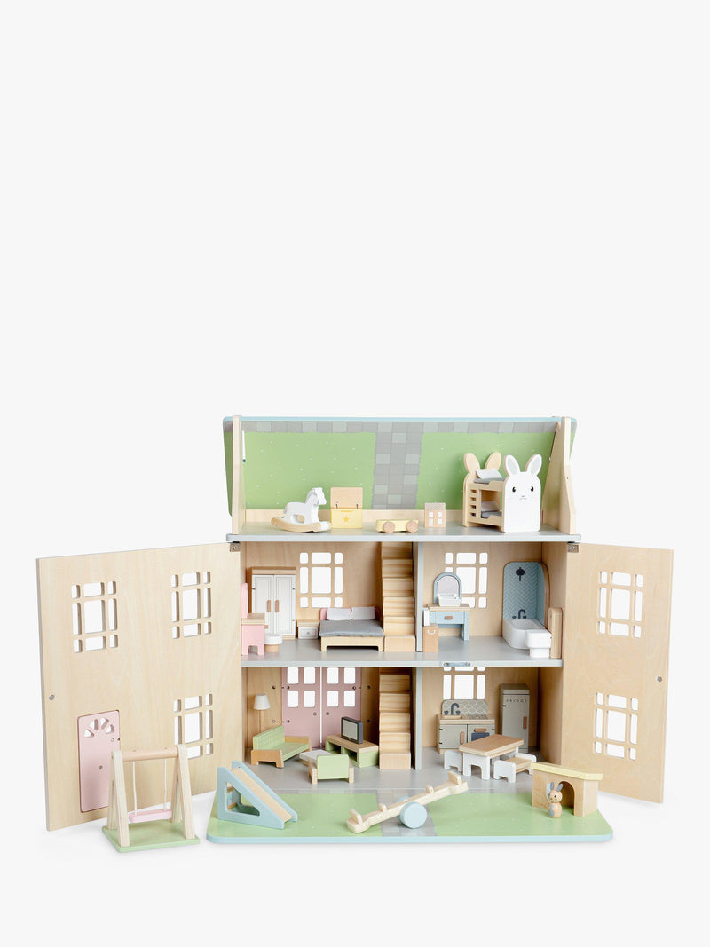 John Lewis Odney wooden doll's house bathroom furniture set, UK version