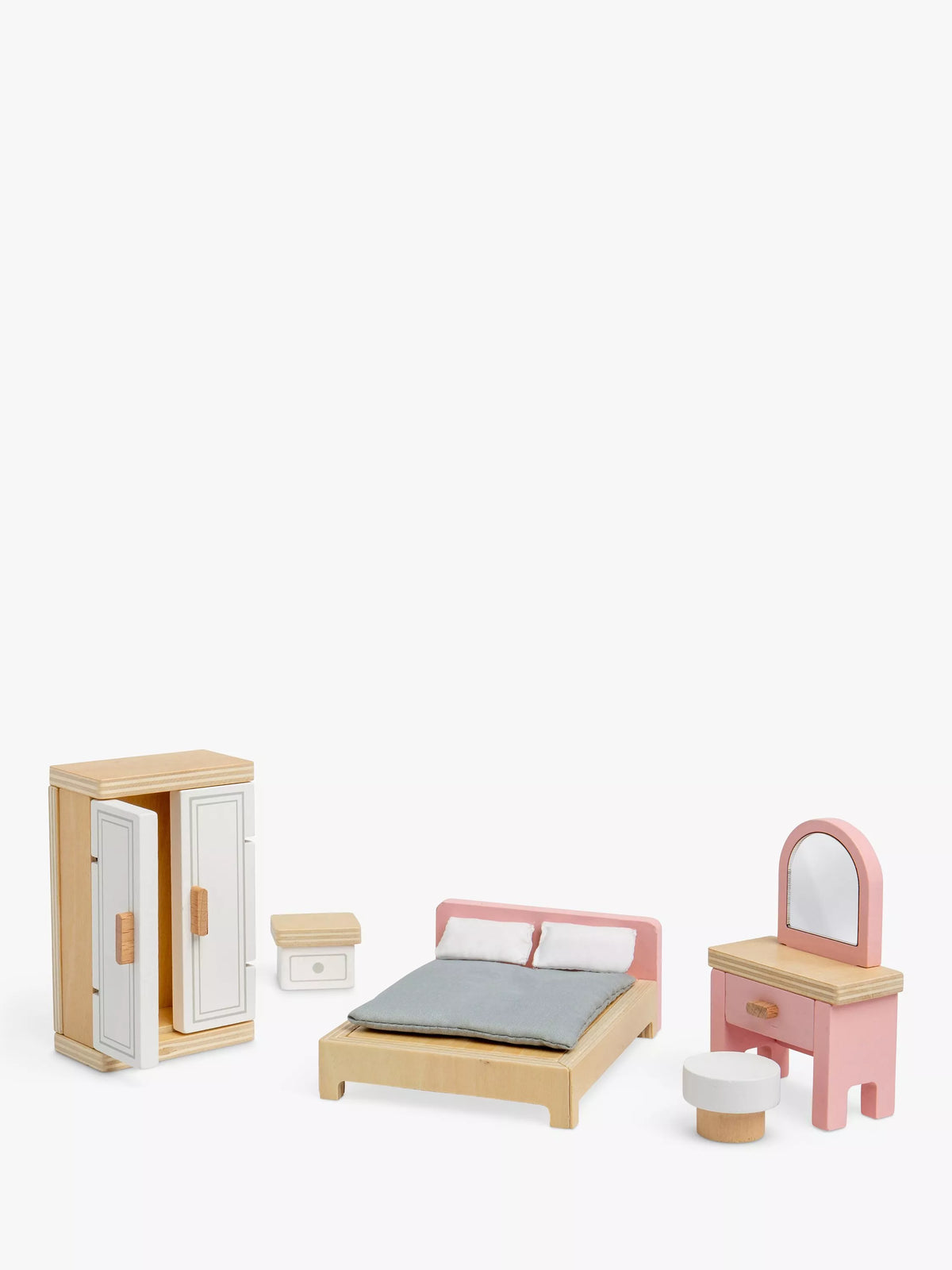 John Lewis dolls house bedroom furniture set, imported from the UK