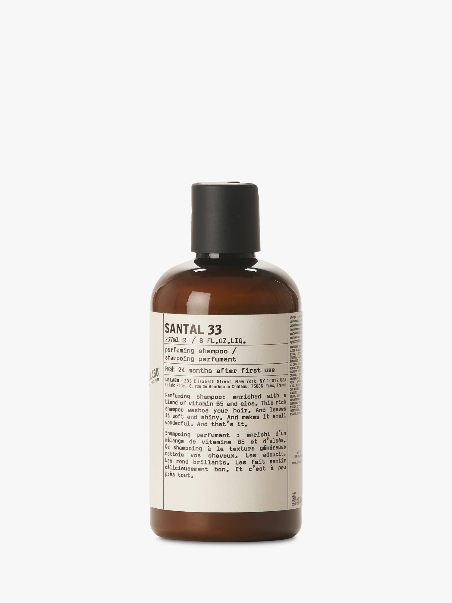 Le Labo perfuming shampoo Santal 33 237ml, UK version