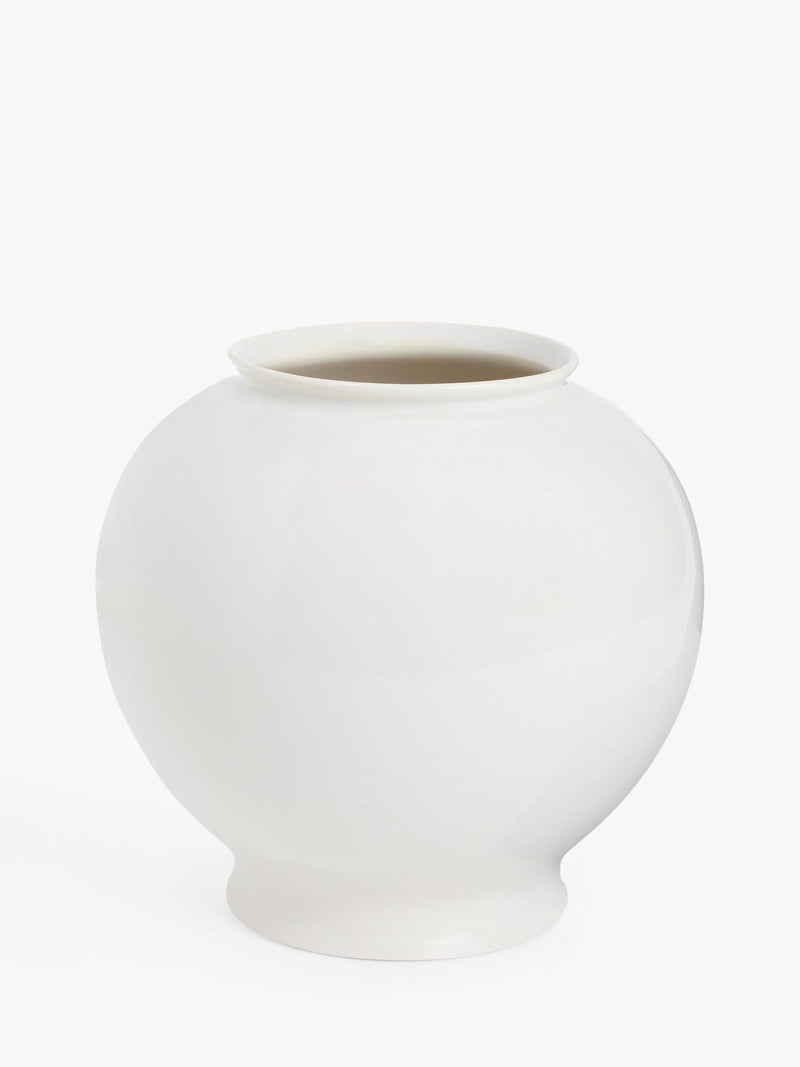 John Lewis stoneware urn vase cream H24.5cm, UK version