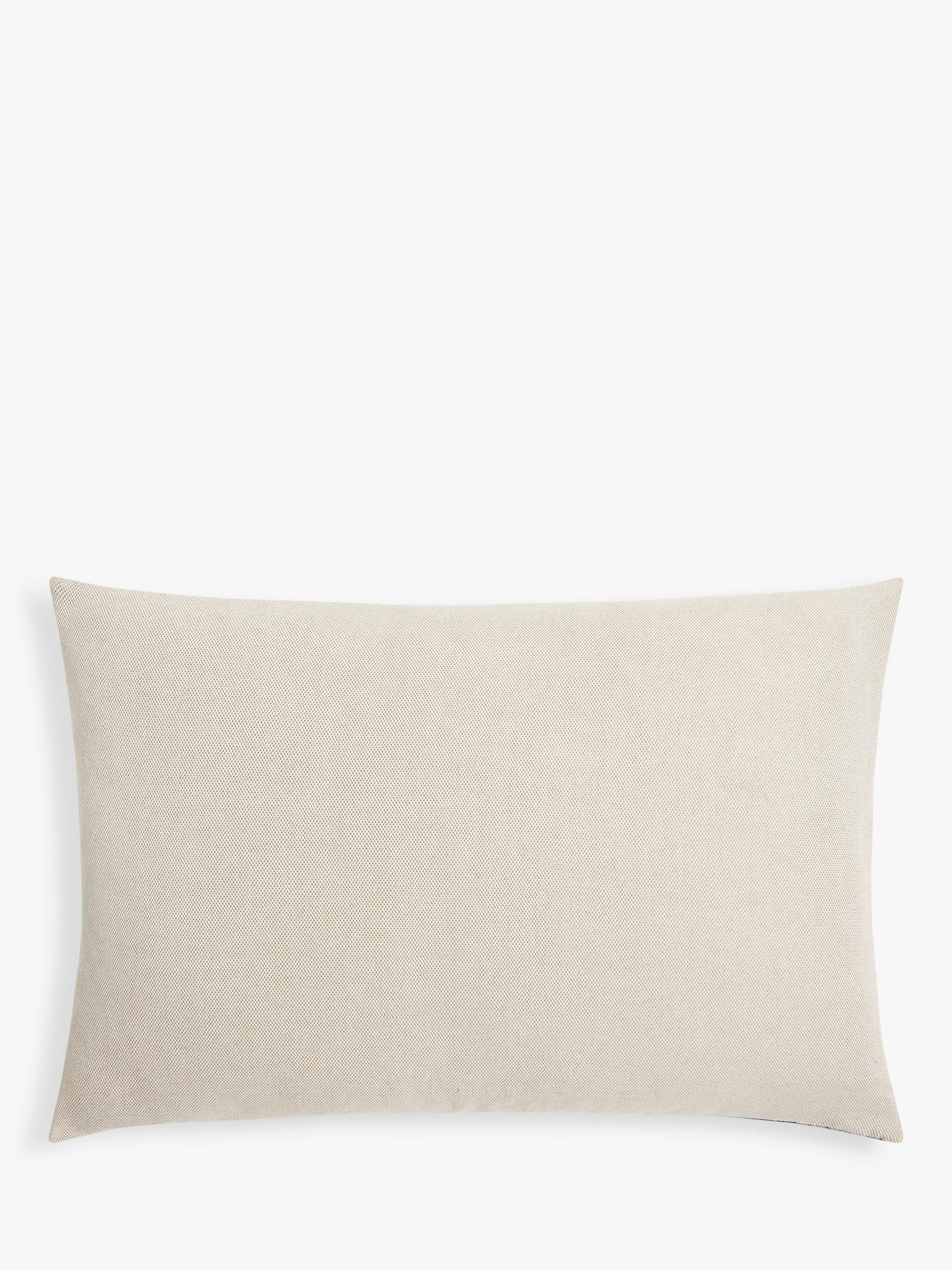 Harlequin Wilderness Lapis feather-filled decorative cushions, UK version