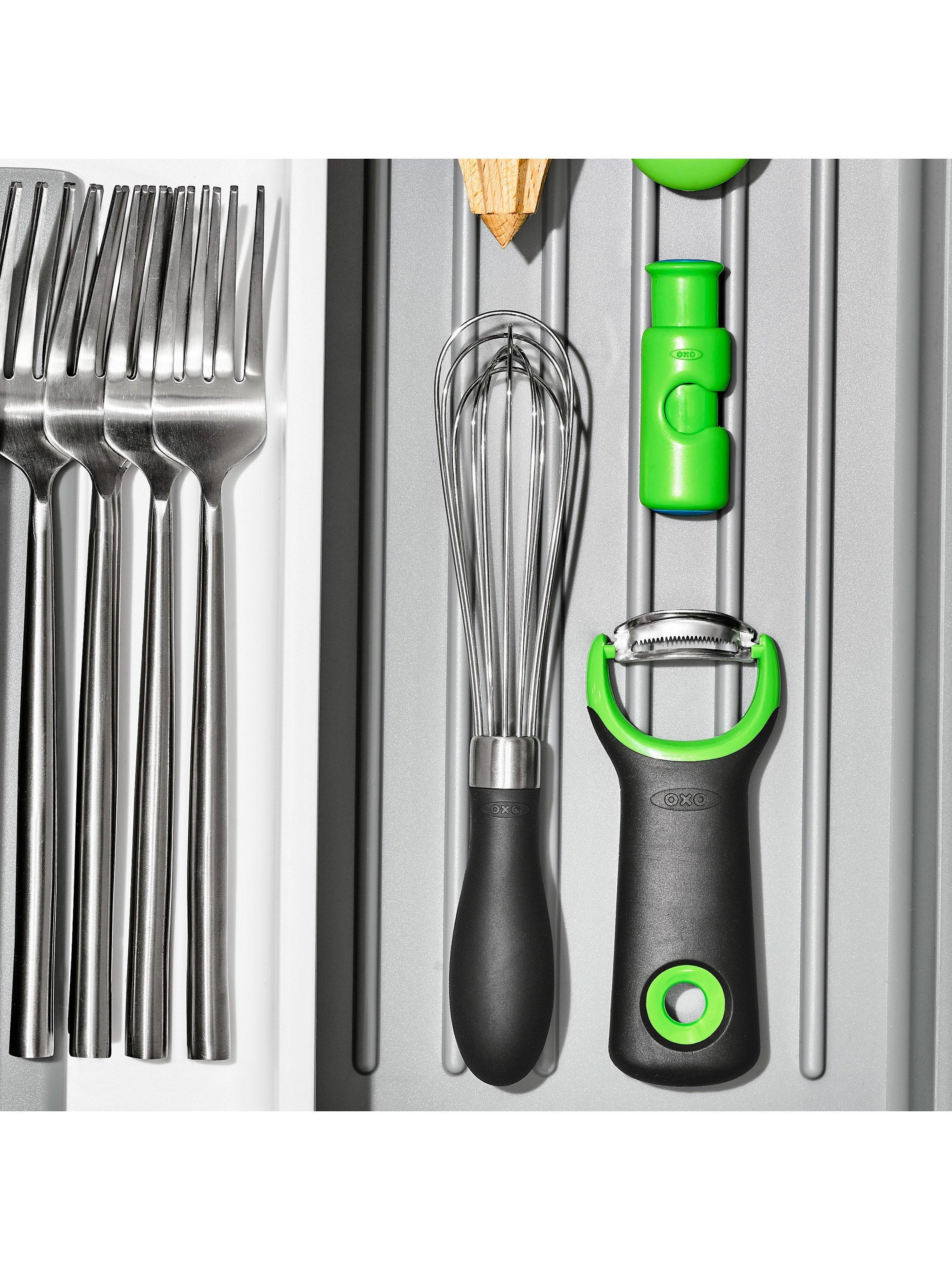 OXO Good Grips mini stainless steel whisk, imported from the UK