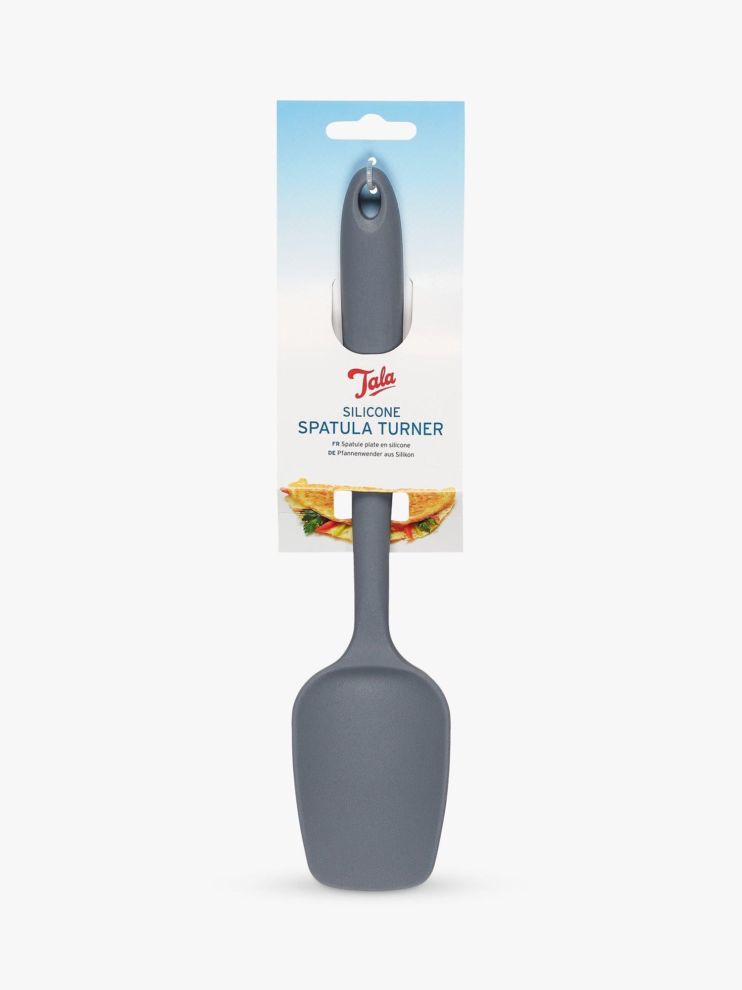 Tala silicone spatula turner in light grey (British brand)