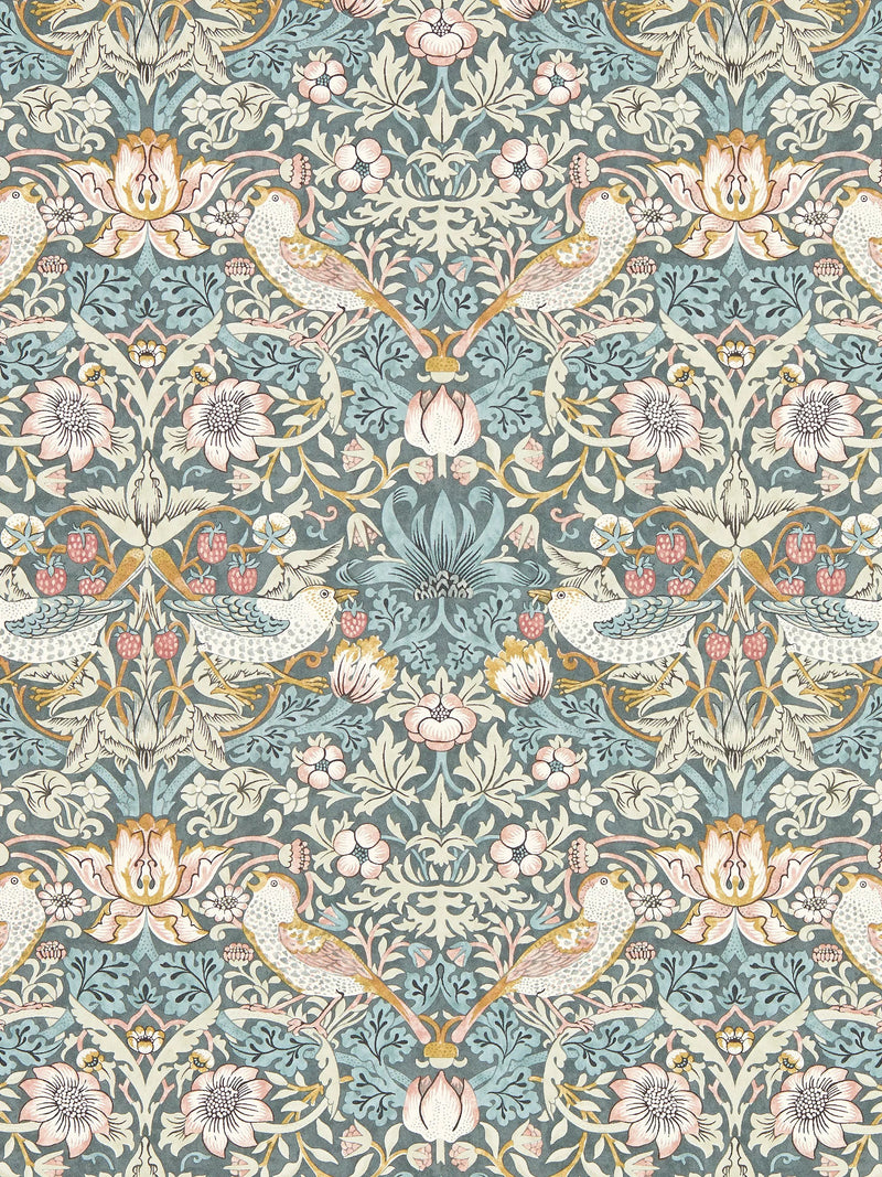 Clarke & Clarke William Morris Strawberry Thief Wallpaper