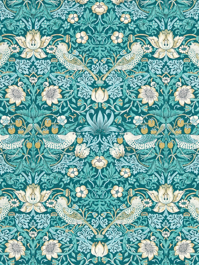 Clarke & Clarke William Morris Strawberry Thief Wallpaper