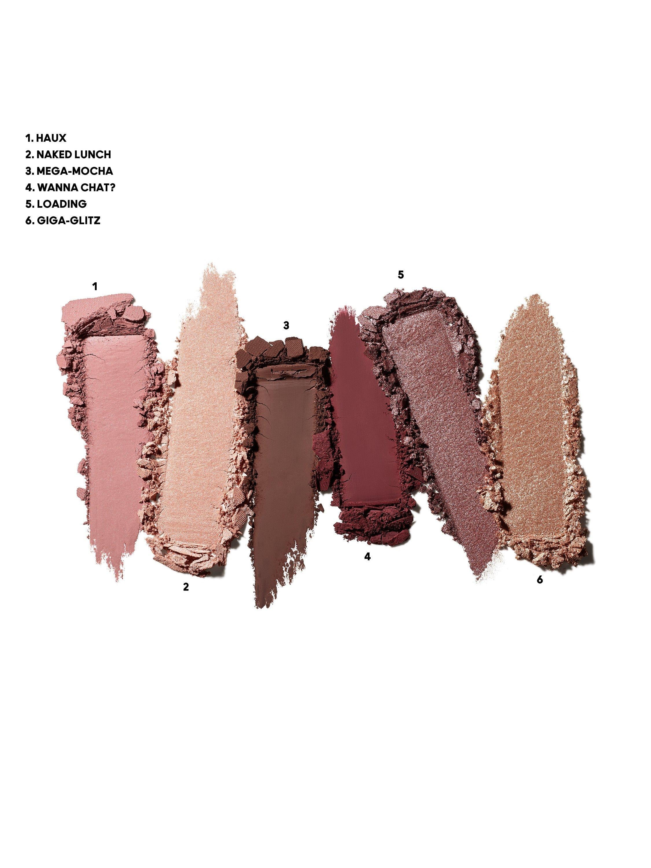 MAC Connect In Colour burgundy eyeshadow palette, imported from the UK