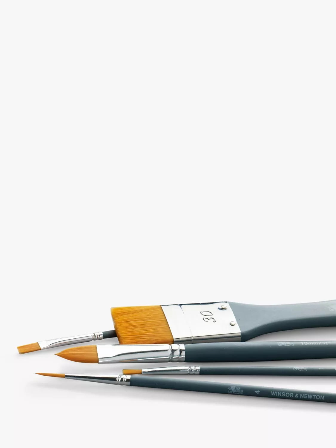 Winsor & Newton Foundation watercolour brushes set of 3 (British brand)