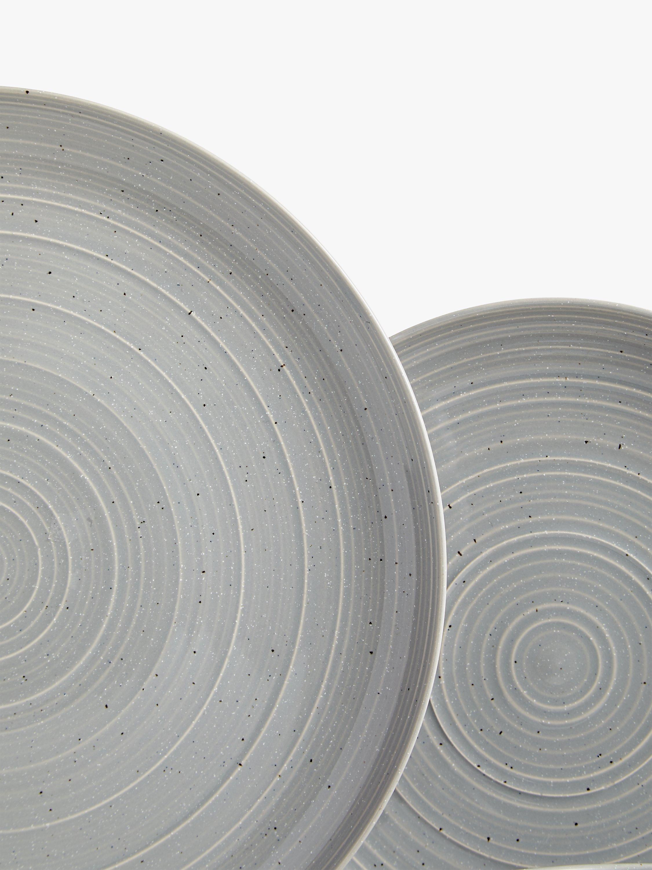 John Lewis speckle glaze dinnerware set 12 piece, UK version