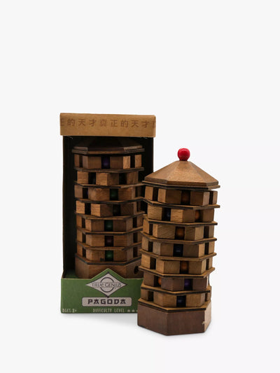 Interactive Chinese Pagoda Puzzle with Coloured Balls