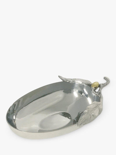 Oval Stainless Steel Dipping Bowl 14cm for Oils and Sauces