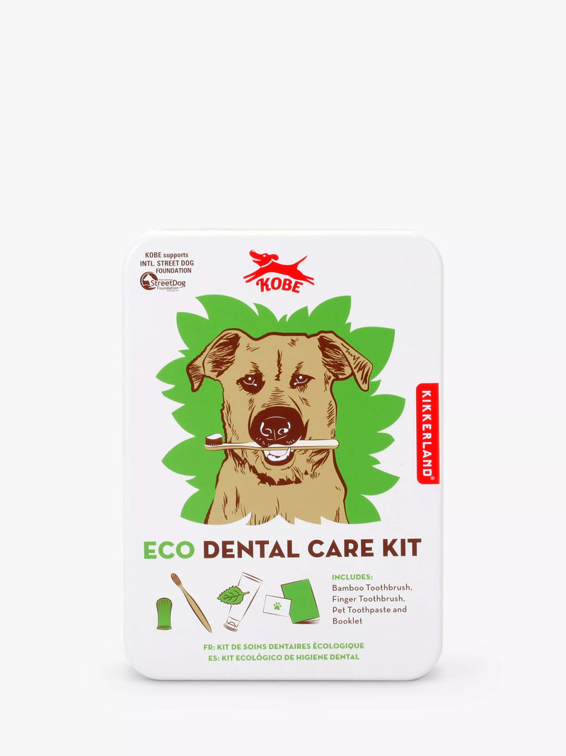 Kikkerland Kobe Dog Dental Care Kit including accessories, UK version