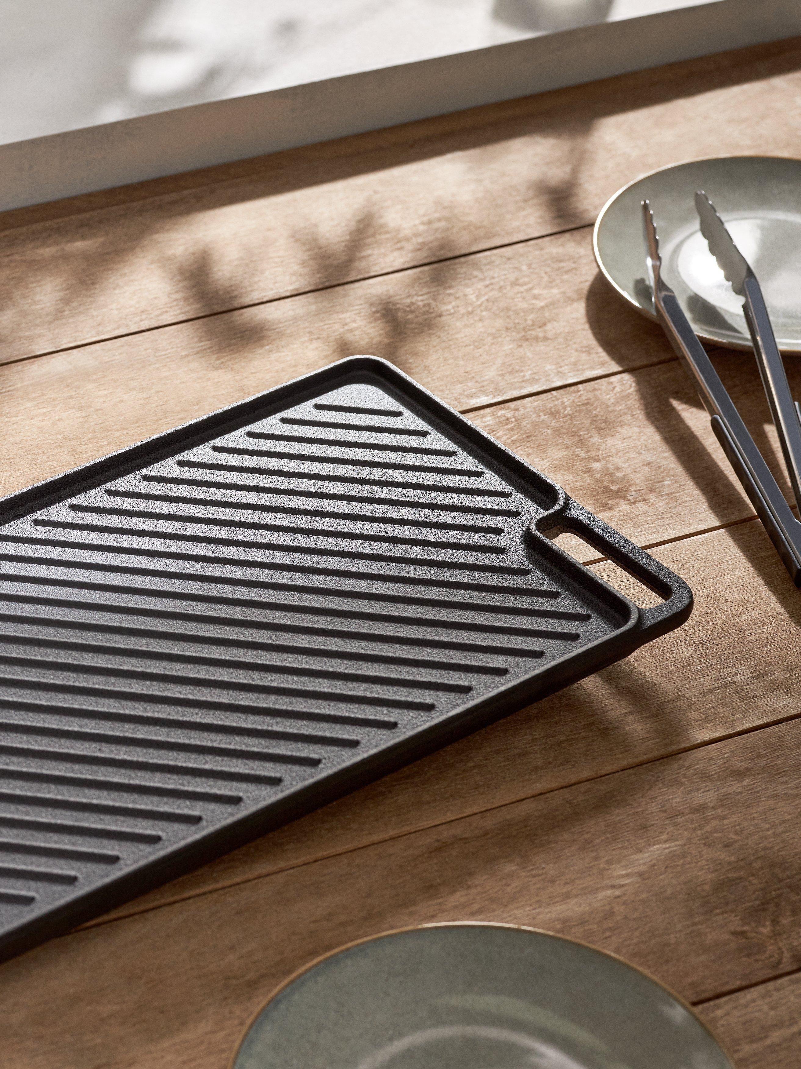 John Lewis cast iron rectangular grill pan 46cm, UK version