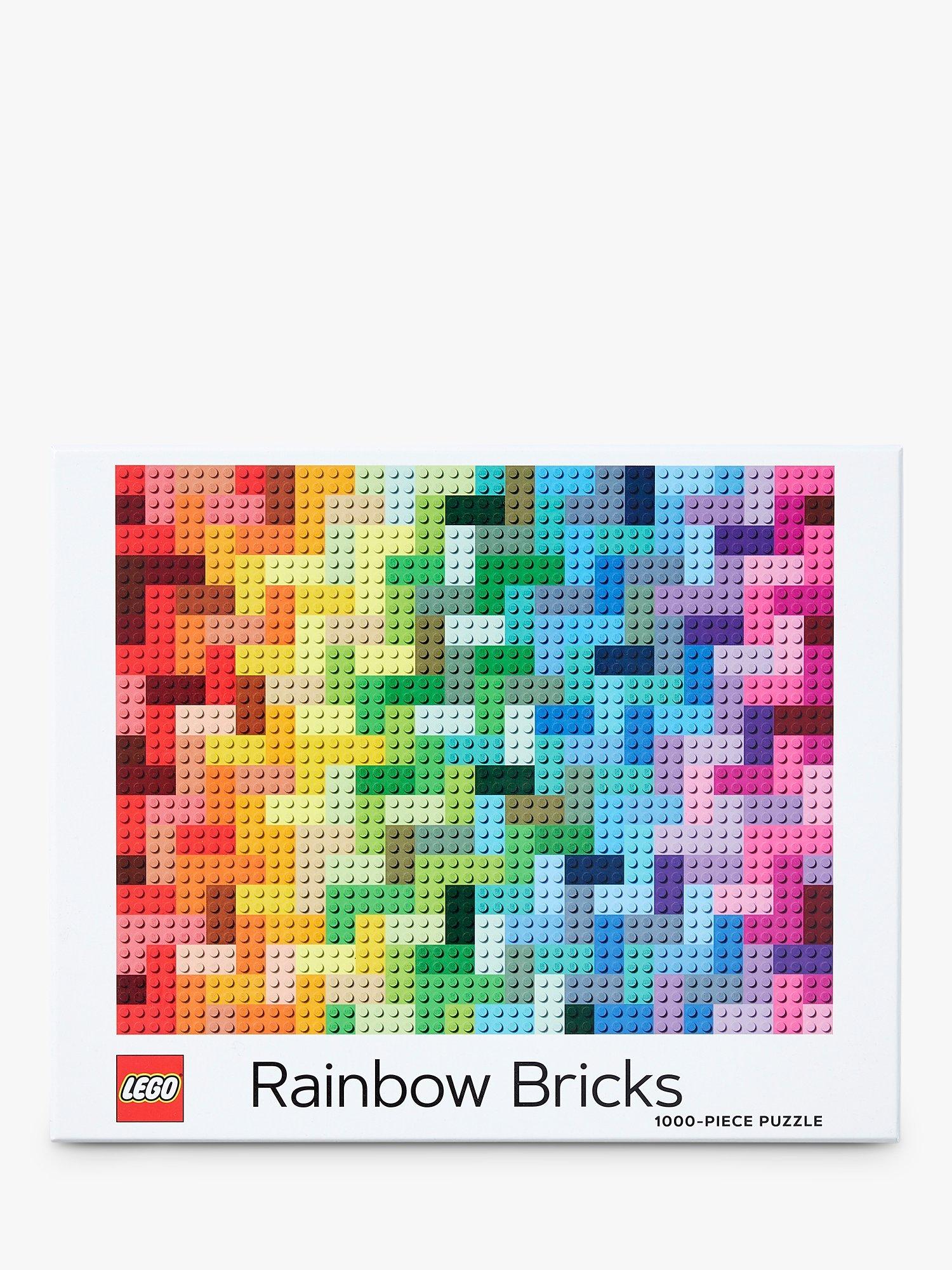 Chronicle Books LEGO Rainbow Bricks jigsaw puzzle 1000 pieces - British product