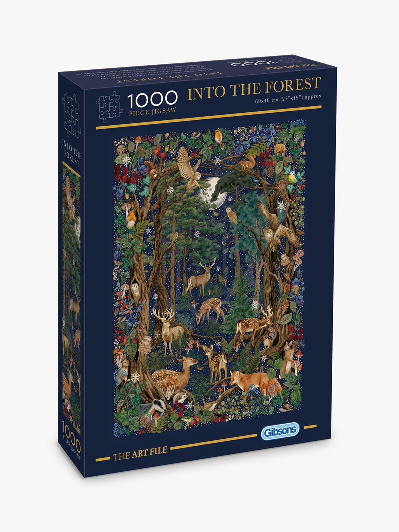 Gibsons Into The Forest jigsaw puzzle 1000 pieces, UK version