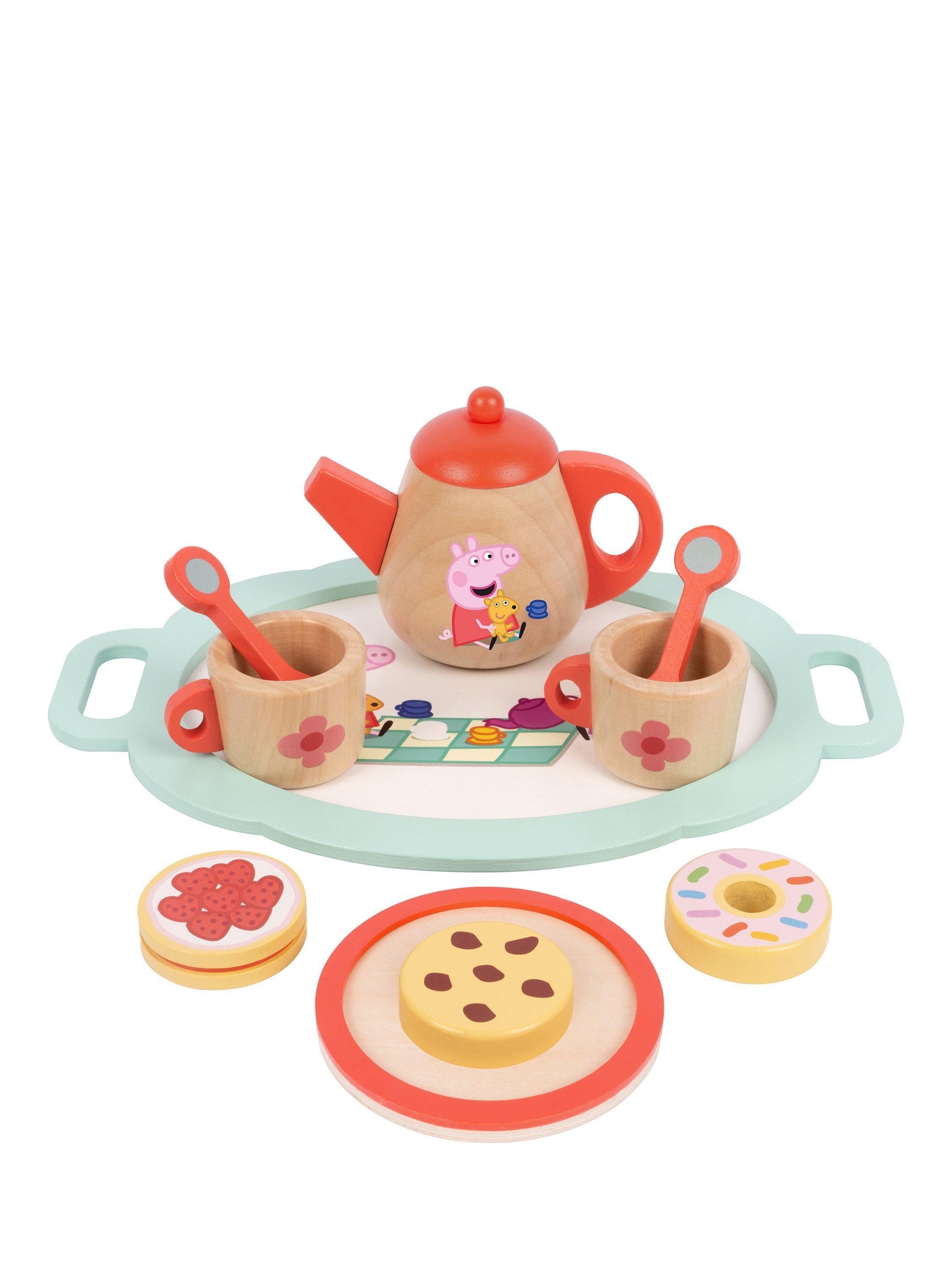 Peppa Pig wooden tea party set, imported from the UK