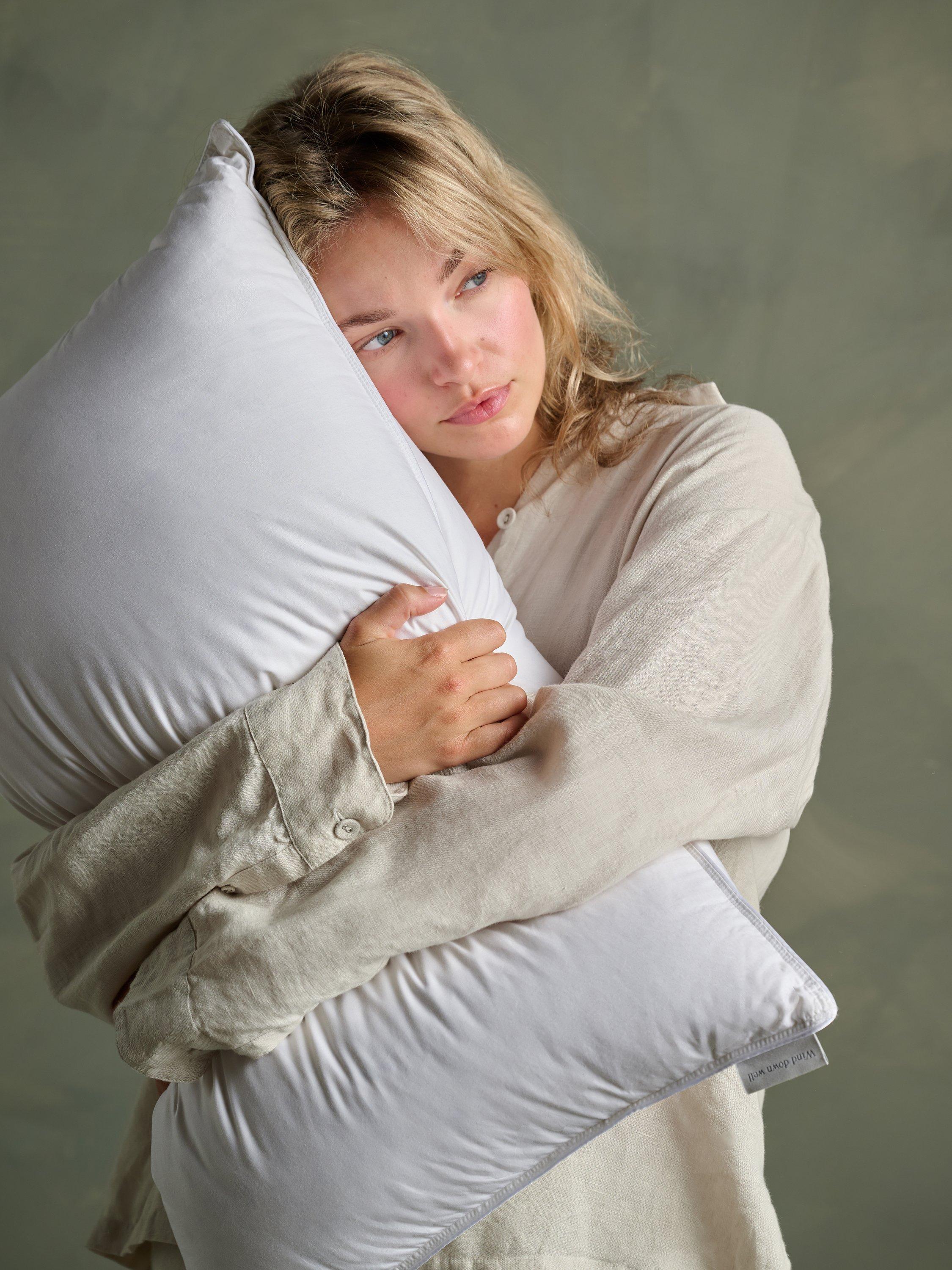 Bedfolk soft kingsize duck down pillow - British product