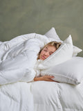 Bedfolk Duck Down Standard Pillow Firm - British product