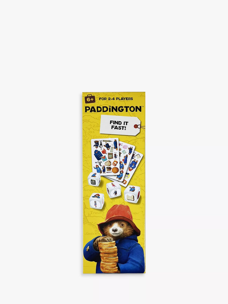 Paddington Bear matching game with cards and dice, imported from the UK