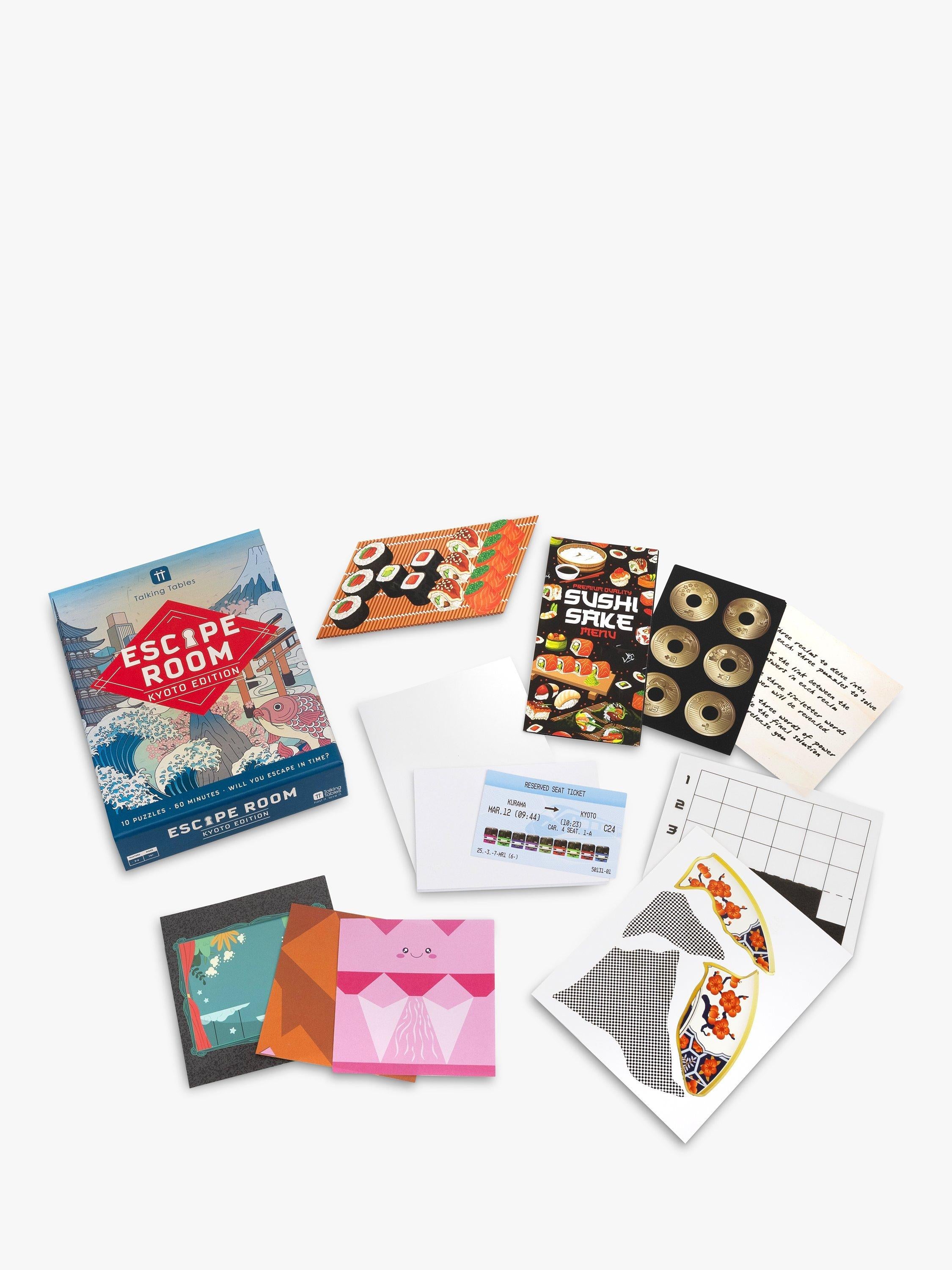 Talking Tables Kyoto Edition escape room game (British brand)