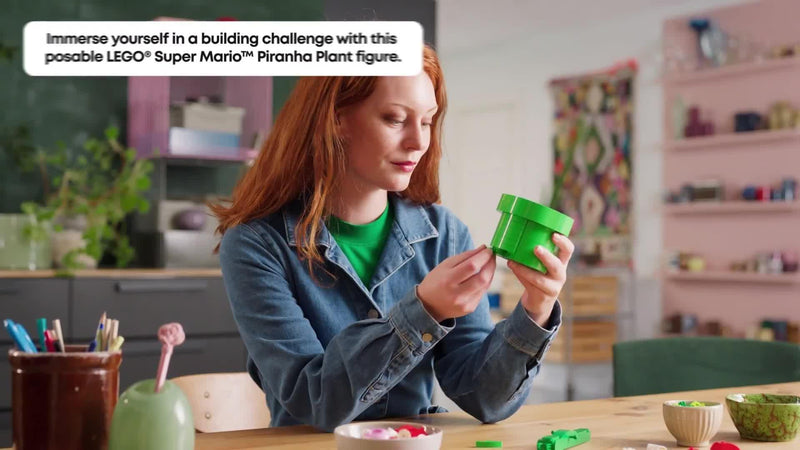 LEGO Super Mario Piranha Plant building set, UK version