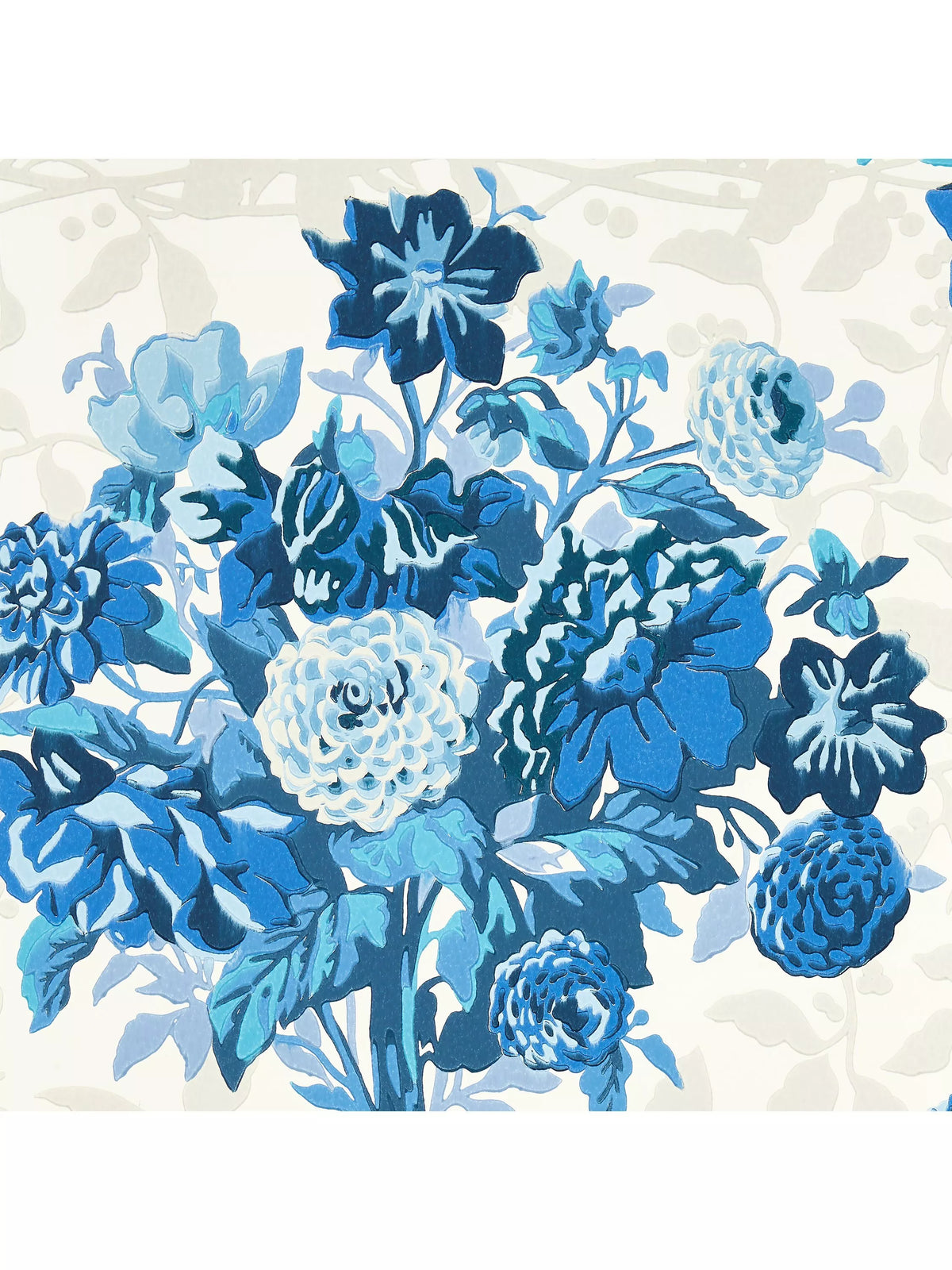 Harlequin dahlia bunch pattern wallpaper, UK version