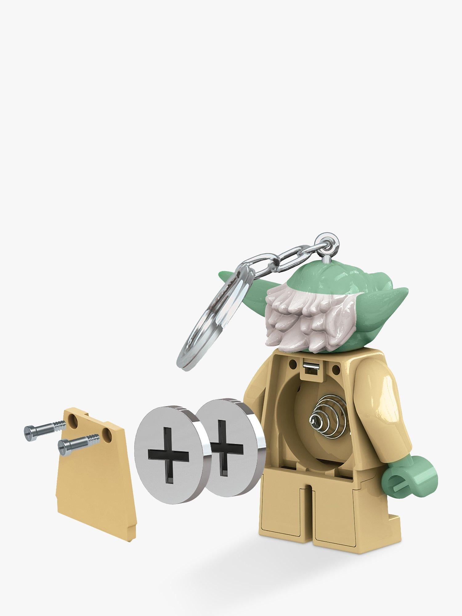 Lego Star Wars Yoda light-up keyring green, UK version