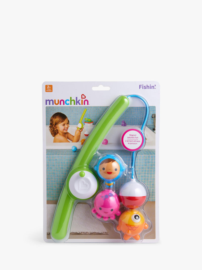 Munchkin Fishin' Bath Toy Set, imported from the UK