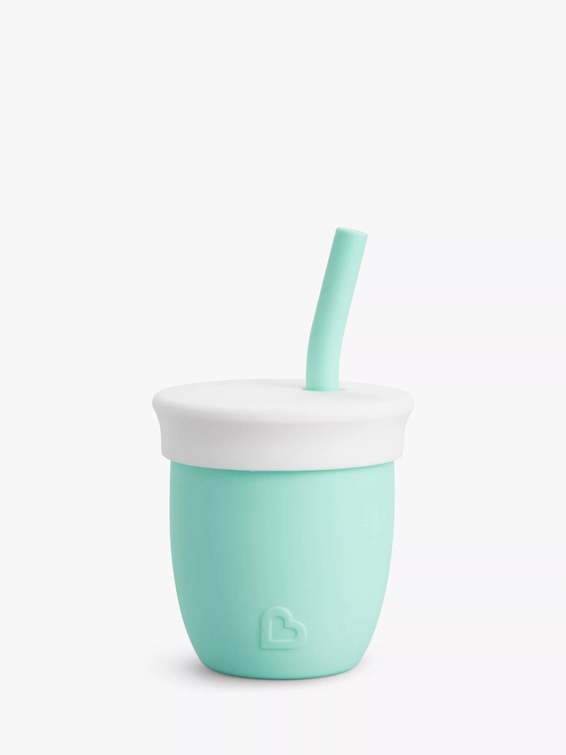 Munchkin C'est Silicone Straw Cup baby training cup, imported from the UK