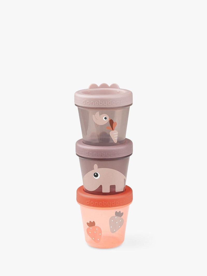 Done by Deer food containers pack of 3 - British product