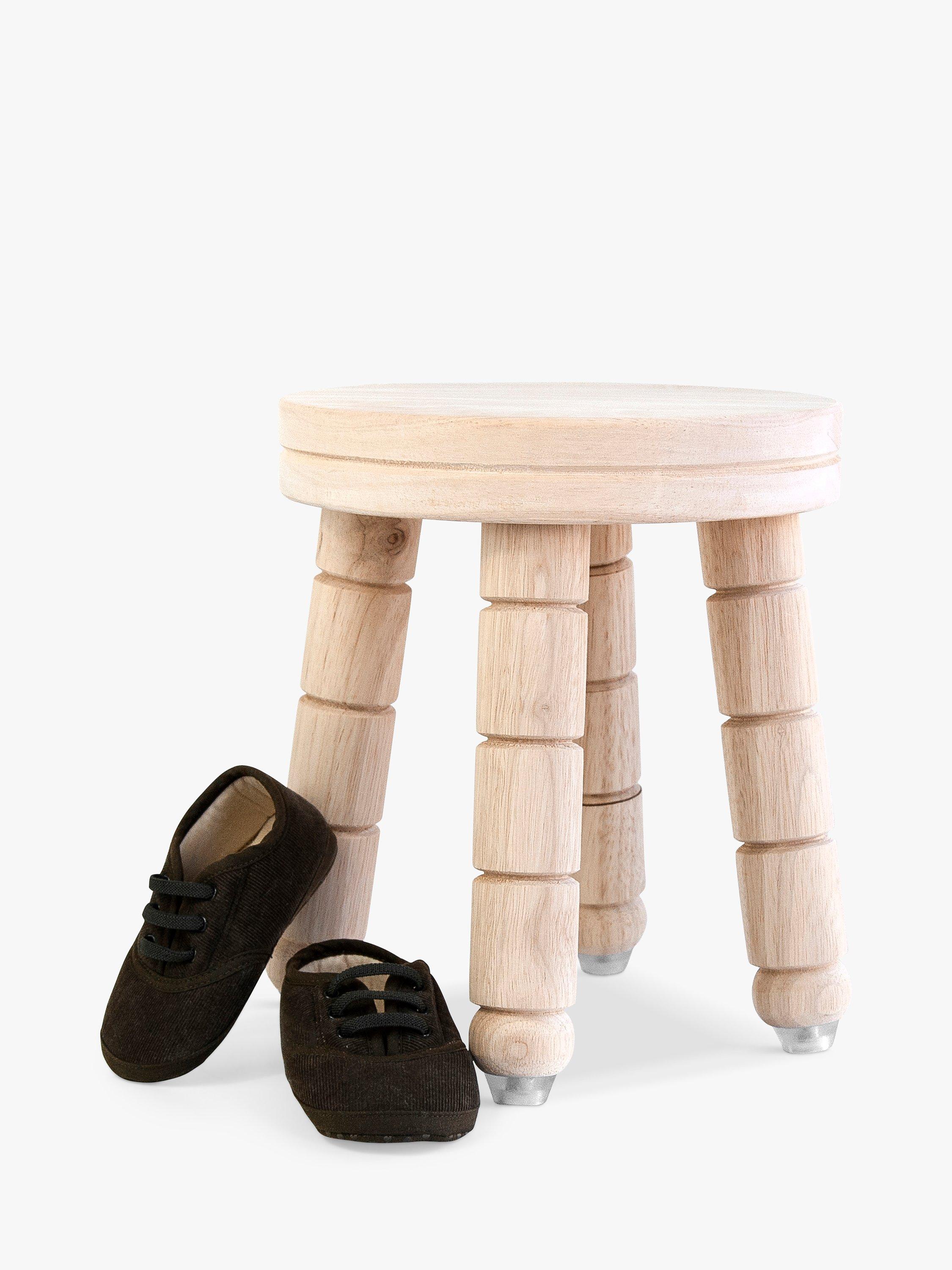 Treat Republic Cute Puppy Kids Stool Natural (British brand)
