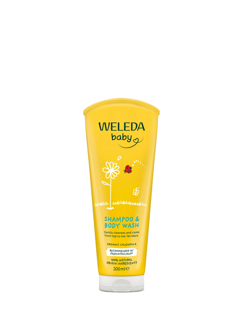 Weleda Baby Calendula Shampoo & Body Wash 200ml (British brand)