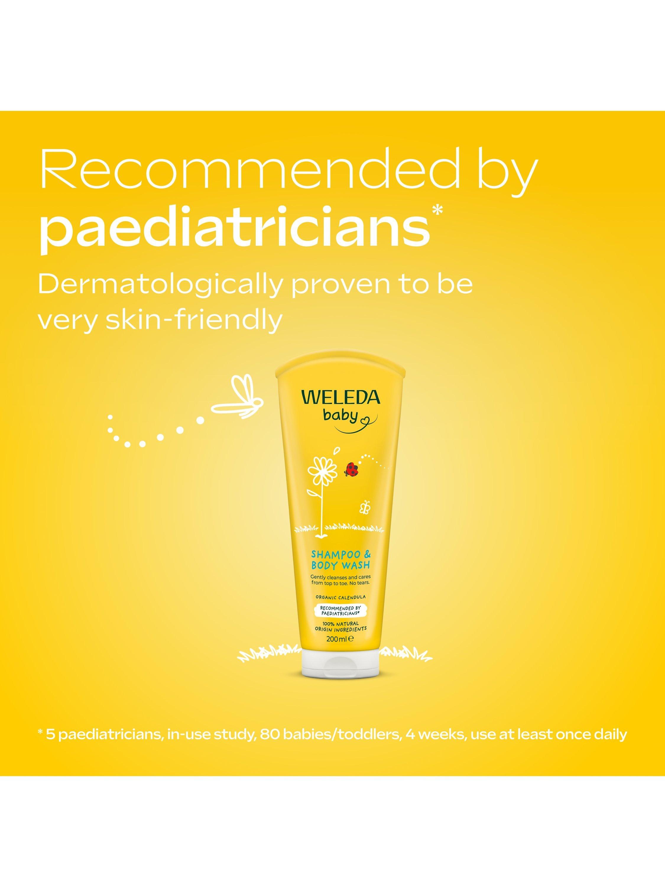 Weleda Baby Calendula Shampoo & Body Wash 200ml (British brand)